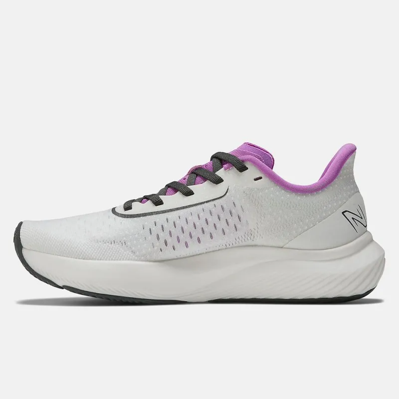 New Balance Fuelcell Rebel V3 Bianco Viola - Scarpe Running Donna